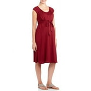 Maternity Nursing Cap Sleeve Wrap Dress--Perfect for Nursing