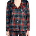 thumbnail image 5 of Ashford & Brooks Women's Minky Micro Fleece Button Up Pajama Set, 5 of 5