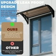thumbnail image 5 of Door Awnings Exterior,Awning for Door Entrance,24x32 Inches Awnings for Patio,Deck,Window Awning Canopy Exterior,UV,Rain,Snow Protection Door Awning, 5 of 8