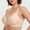 Beige, variant on Women's Nursing Maternity Bra, Clip-Down Wirefree Sleep Comfort Plus Size Seamless Support for Postpartum