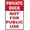 Warning Sign 3, variant on Do Not Open Window Sign – 8x12 Inch RustFree Aluminum,Reflective & Weatherproof,HighVisibility Warning Sign for Home,Office or Workplace Ventilation Control