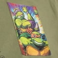 thumbnail image 3 of Nickelodeon Teenage Mutant Ninja Turtles Boys T-Shirt & Shorts with Lenticular Image Changing Patch 2-Piece TMNT Set for Kids (Size 4-10), 3 of 15