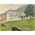 thumbnail image 3 of Theodore J. Richardson 24x19 Black Modern Framed Museum Art Print Titled - Former Governor's House, Sitka, 1905 (1905), 3 of 5