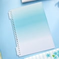 thumbnail image 2 of LEFXSMR Binder Notebook, Refillable Slim Ring Loose-Leaf Notebook, Detachable B5 Binders for College Ruled Journal & Office Supplies, Multicolor, 2 of 7