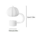 thumbnail image 3 of Beautynvta 2 Pcs Halloween Straw Covers for Cup 40oz/30oz Tumbler, 10mm Reusable Pumpkin Drinking Straw Topper Accessories for Halloween Party, 3 of 6