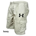 thumbnail image 4 of Male Overalls Elastic Waist Cycling Shorts Outdoor Cargo Shorts Multi-pockets Loose Work Shorts Quick Dry Casual Hiking Shorts, 4 of 7