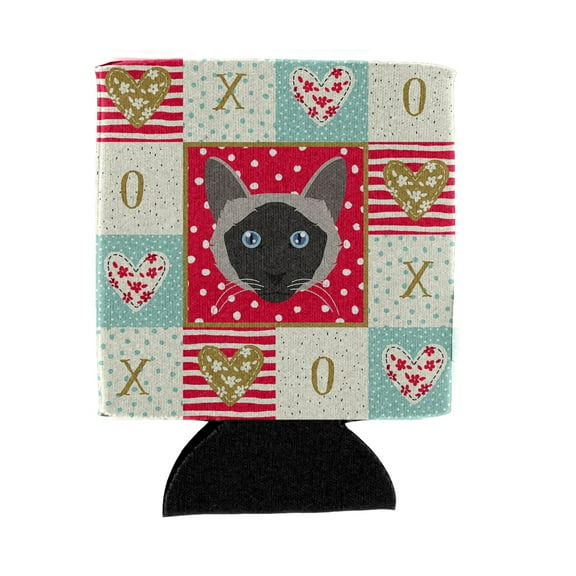 Carolines Treasures CK5087CC Balinese Cat Love Can or Bottle Hugger Can Hugger multicolor