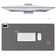 thumbnail image 1 of Heated Large Desk Mat PU Leather Warm Mouse Pad with 5 Heating Level & 4 Hour..., 1 of 7