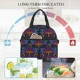 thumbnail image 5 of Goofa Mandalas Dragonfly Pattern Lunch Bag ,Insulated Lunch Box, Small Leakproof Cooler Food Lunch Containers Reusable High Capacity Lunch Tote Bags, 5 of 8