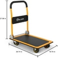 thumbnail image 3 of Simpli-Magic Foldable Dolly Push Cart Platform Hand Truck with Swivel Wheels & 440-lb Capacity, 3 of 3