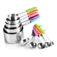 thumbnail image 1 of U Chef Tazas Cucharas Medidoras Acero Inoxidable 10 Piezas U Chef Juego.Medidor.X10, 1 of 7