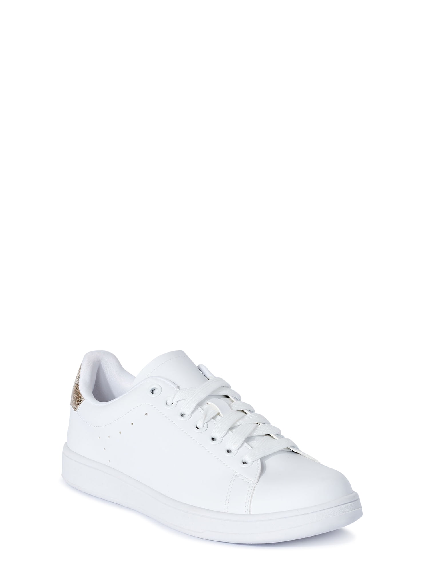 Time and Tru Women's Classic Court Casual Sneaker (Wide Width Available ...