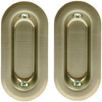 Johnson Hardware Oval Flush Pocket Door Pull 35-15PK2