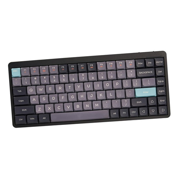 Teclado gamer mecánico, diseño ergonómico, retroiluminación RGB, modelo Yk75