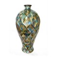 thumbnail image 1 of Esme Foiled & Lacquered Ceramic Faceted Plum Vase, Multi Color, 1 of 1