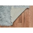 thumbnail image 5 of Contemporary Home Living 5' x 8' Hand-Woven Shag Wool Rectangular Area Throw Rug - Gray, 5 of 6