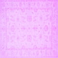 thumbnail image 1 of Ahgly Company Indoor Square Oriental Purple Traditional Area Rugs, 7' Square, 1 of 4