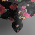thumbnail image 5 of Pioneer Flower Floral Print Pattern Square Tablecloth,Waterproof Square Table Cover,Wipeable Spillproof Washable Table Cover for Home Kitchen Party Decor 52"x52"(132x132cm), 5 of 6