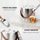 thumbnail image 3 of Cubeta de Hielo Aislada 2L Enfriador de Vino de Doble Capa | Enfriador Portátil con Asa de Cuero para Bar, KTV, Cerveza, Champán, Vino Tinto | Fácil Limpieza, Gran Capacidad | Regalo para Fiestas, 3 of 4
