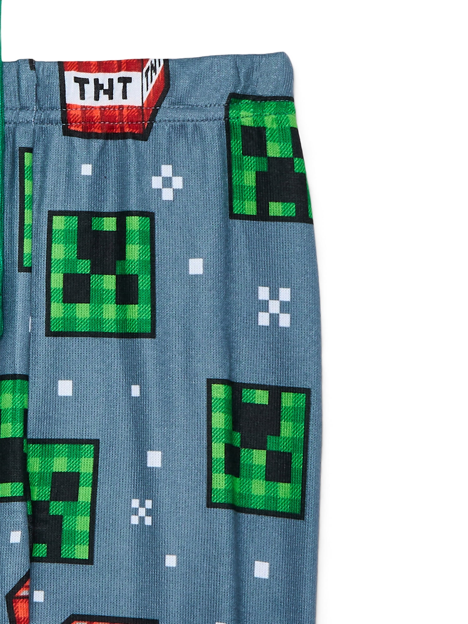 Minecraft Boys Christmas Long Sleeve Top and Pants Sleep Set, 2-Piece, Sizes 4-10