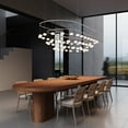 thumbnail image 5 of Sonneman SLS4238-K Suspenders 94" Wide Led Racetrack Chandelier - White, 5 of 7