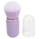 thumbnail image 1 of Cepillo para polvo de uñas en forma de cápsula, portátil, retráctil, de fibra artificial, para rubor, morado, 1 of 14