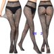 thumbnail image 1 of Paquete de 3 medias de red para mujer, medias suaves transparentes de seda desnuda negra 20 denier, 1 of 2