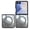 Black, variant on ELEHOLD Case for Samsung Galaxy Z Flip 7, Shockproof 360° Rotating Stand Phone Case,White