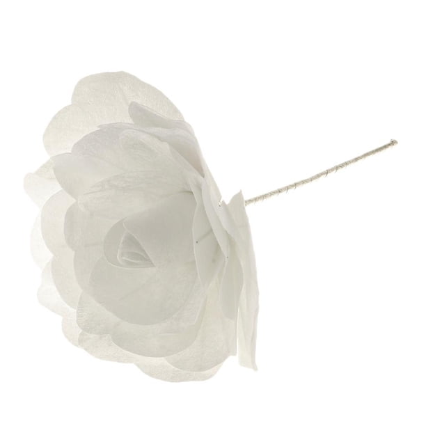 1 Pieza de Flor Ramo Hecha a Tela Suministro de Envoltorio preestablecer de Blanco BLESIY Ramo de flores artificiales