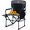 Black, variant on EVER ADVANCED Heavy Duty Oversized Directors Chair for Outdoor, Portable Folding Camping Chair with Side Table and Pocket, Supports 400 lbs, for Lawn, Sports, Fishing, Picnic, Beach, Black