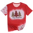 thumbnail image 2 of Puntoco - Camiseta estampada a la moda para mujer, blusa de manga corta, cuello redondo, tops casuales Puntoco Puntoco-2234, 2 of 5