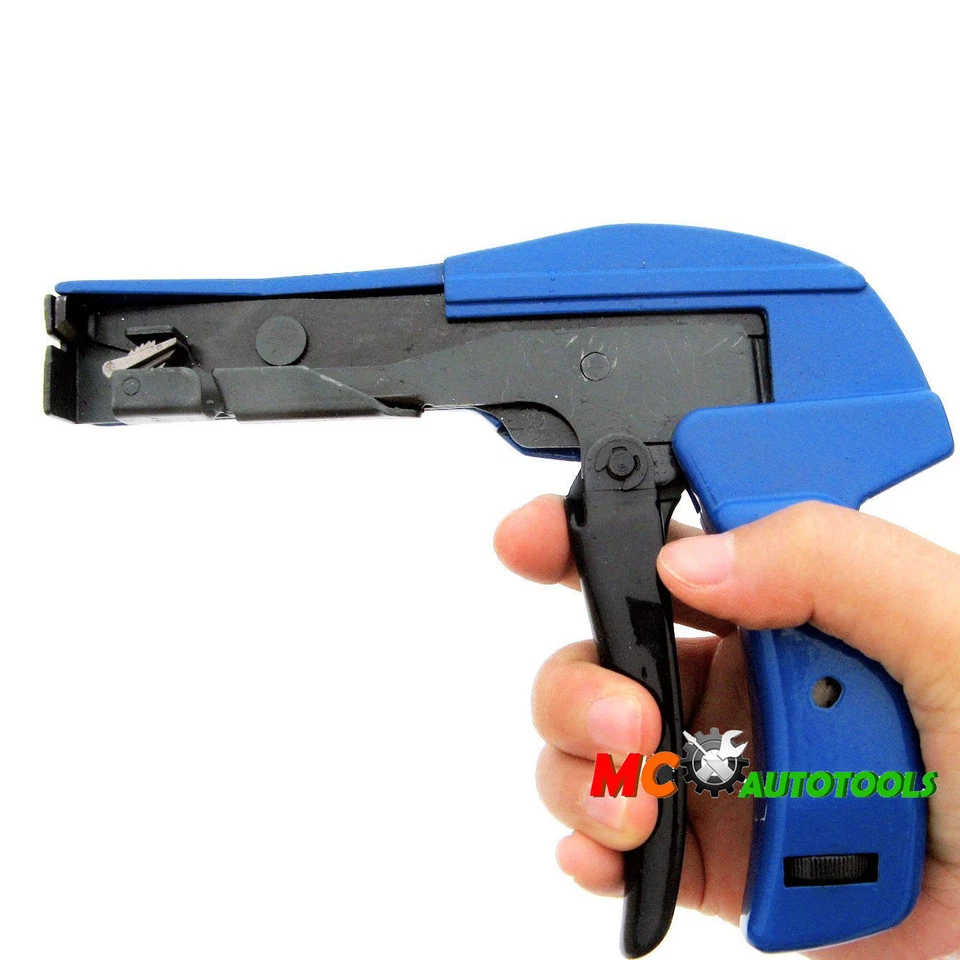 CIRCLE- Nylon Cable Tie Gun Installation Tensioning Plastic Nylon Zip Cutting Fastener