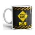 thumbnail image 2 of Midlife Crisis Ahead Happy 40th Birthday Gifts 40 Road Sign Dad Coffee Tea Ceramic Mug Office Work Cup Gift 15 oz, 2 of 3