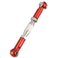 thumbnail image 4 of For  144001 1/14 RC Car Spare Parts Metal Linkage Servo Pull Rod Steering Tie Rod Set,Red, 4 of 8