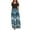 Blue womens dresses, variant on Summer Saving Wycnly Summer Dresses for Women Beach Party Empire Waist Swing Pocket Cold Shoulder Maxi Dresses Short Sleeve Crewneck Gradient Long Sun Dress Blue XL Up to 65% off