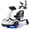 White, variant on Costway Ride on Drift Car for Kids, 2-In-1 Go Kart with Adjustable Seat, Sound, LED Lights White