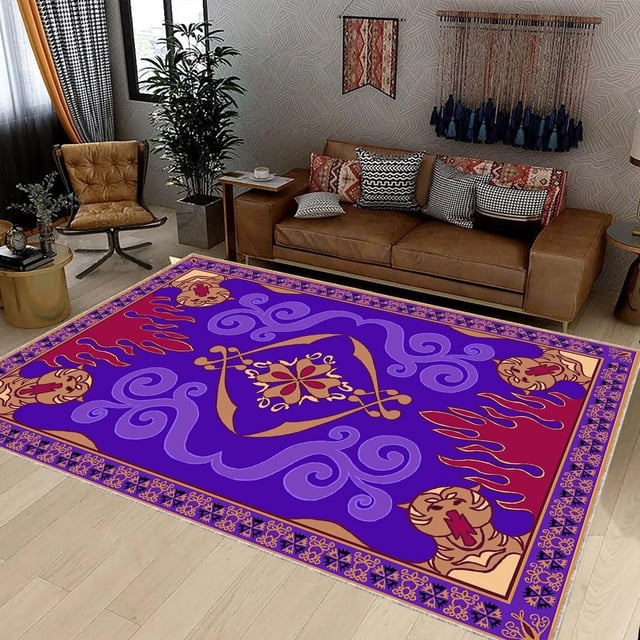 Aladdin Rug, Aladdin Magic Carpet, Fantastic Living Room Rug, Boy/Girls Room Rug, Ethnic Rug, Minimalist Custom Rug, Floor Area Rug
