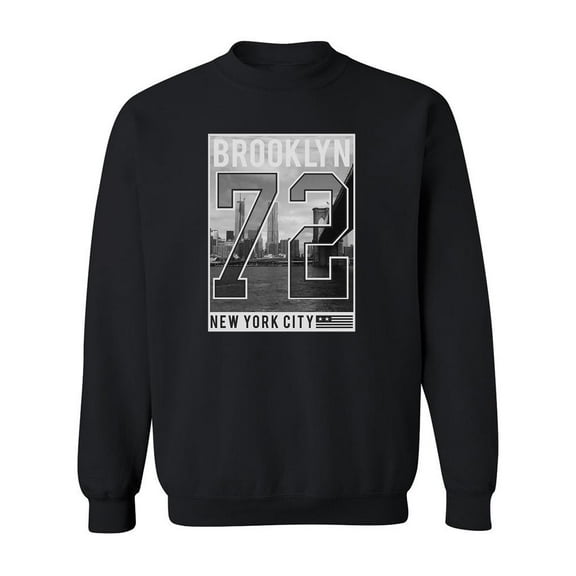 72 Brooklyn Bridge Sweatshirt Men -Image by Shutterstock, Male XX-Large