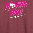 thumbnail image 3 of Monster High - Monster High Lightning Logo - Women's Lightweight French Terry Long Sleeve Shirt, 3 of 5