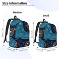 thumbnail image 4 of Daiia Bohemian Turtle Vintage Canvas Backpack for Men and Women ,Hiking Backpack,Travel Laptop Bag for School,Large Capacity Backpack, 4 of 8