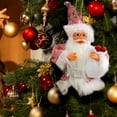 thumbnail image 3 of Luoshdecor Christmas Tree Decoration,Plush Santa Claus Figurine Fun Christmas Hanging Ornament for Holiday Winter Home Table Xmas Party, 3 of 5