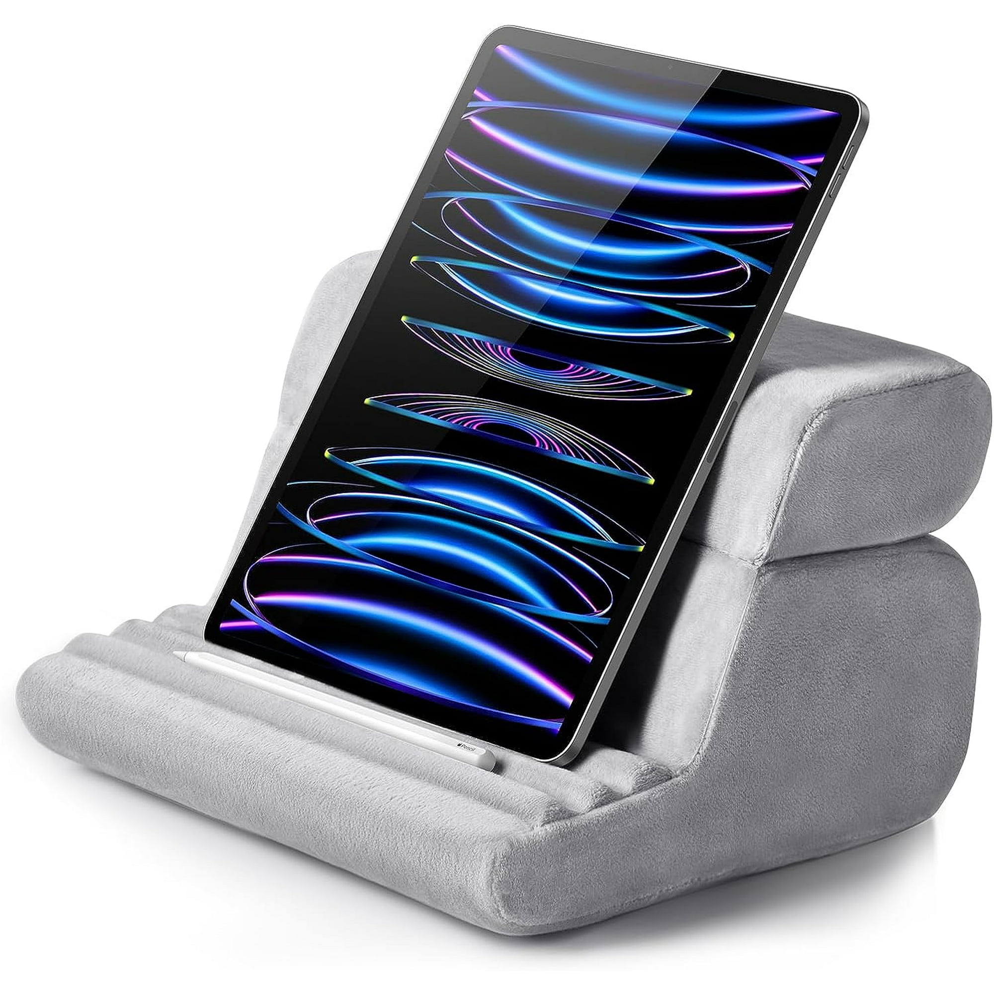 U Pillow Pad for iPad, Tablet Pillow Stand for Bed Sofa Lap