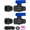 2Packs Ball Valve+Bulkhead Fitting, variant on 12 PCS 3/4'' Plastic Garden Hose Shut Off Valve,Water hose Shut-Off Ball Valve Thread Connector Coupling for Telescopic Water Pipe Water Gun Valve Control Standard 3/4'' Thread Connector Coupling