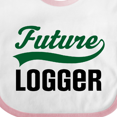 thumbnail image 4 of Inktastic Logging Future Logger Boys Baby Bib, 4 of 4