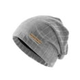 thumbnail image 2 of Dyfzdhu Women Warm Solid Knitted Pile Hat Pullover Cap Gray, 2 of 3