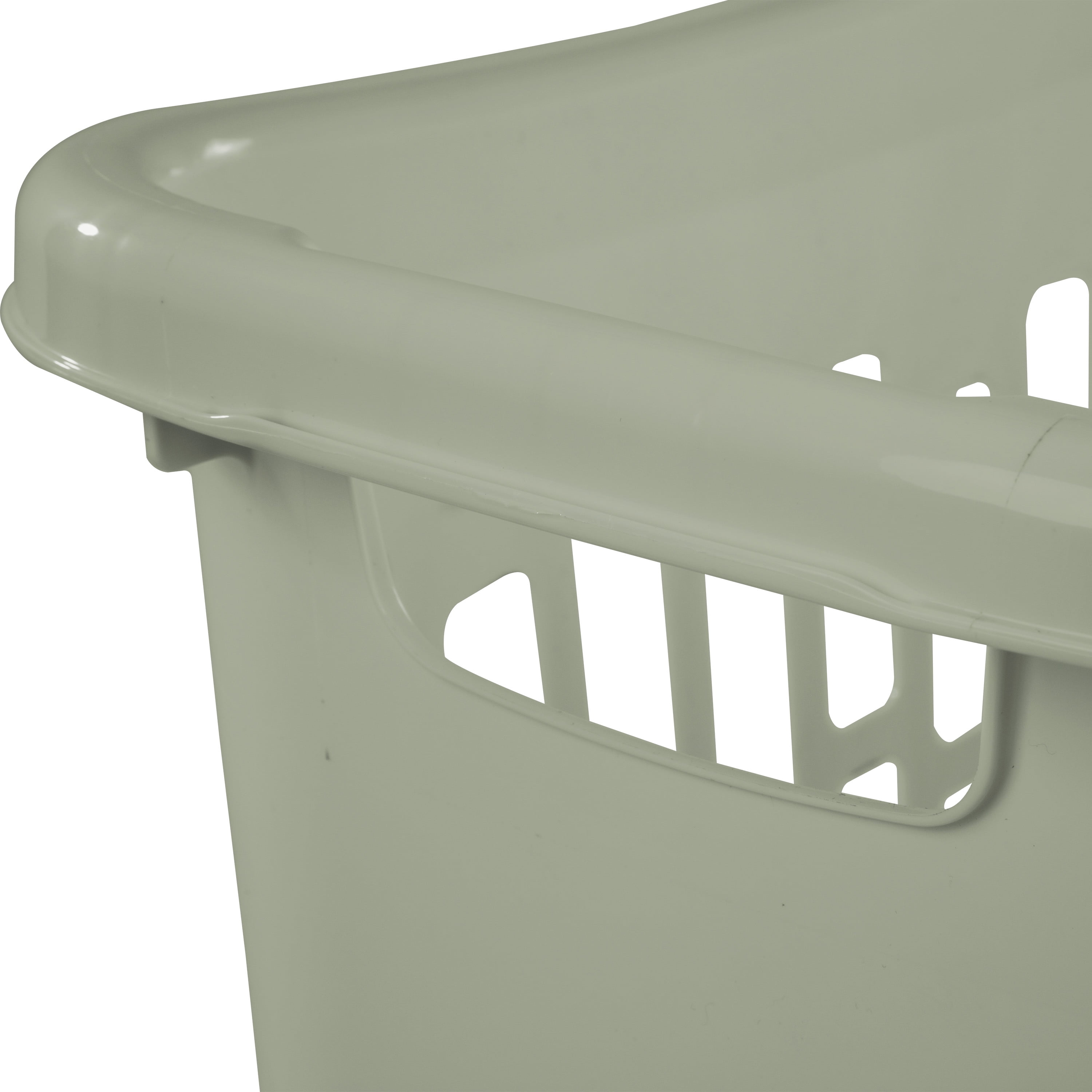 Sterilite Manne à Linge Ouverte Rectangulaire- Vert STERILITE PANIER OUVERT