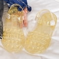 thumbnail image 7 of OGLCCG Girls Sandals Jelly Shoes Kids Flats Soft Princess Dress Adjustable Buckle Water Rubber Sole Open Toe Beach Summer Water Slippers, 7 of 7