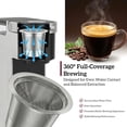 thumbnail image 4 of Reusable K Cups for Coffee Pods - 4 Pack Refillable Stainless Steel Mesh Filter, 5-Hole KCup Universal Metal Ground Coffee Pod, 4 of 7
