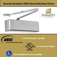 thumbnail image 6 of Dynasty Hardware 4401-ALUM Heavy Duty Commercial Door Closer, Aluminum, 6 of 14