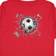 thumbnail image 4 of Inktastic Soccer Breakthrough Boys or Girls Long Sleeve Toddler T-Shirt, 4 of 5